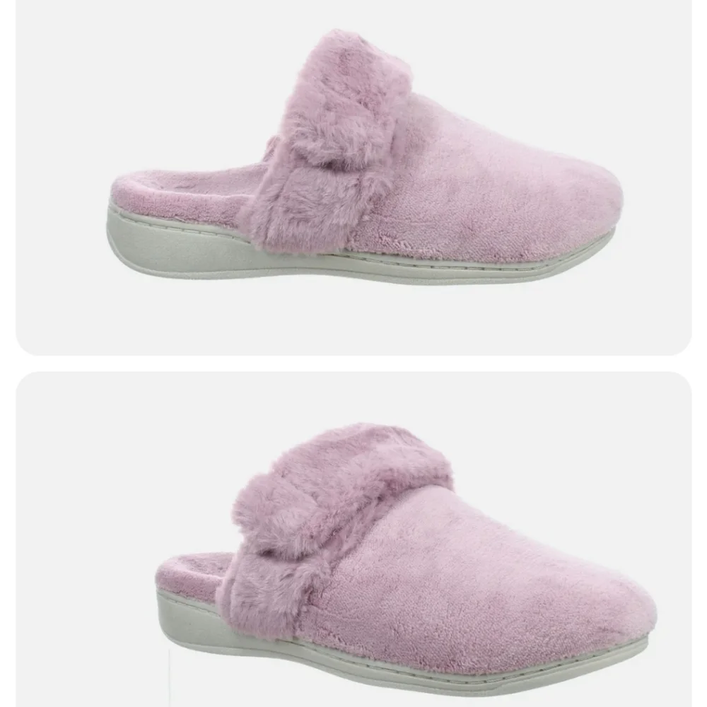 NEW Vionic Womens Marielle Dusky Orchid Mule Slippers Size 7